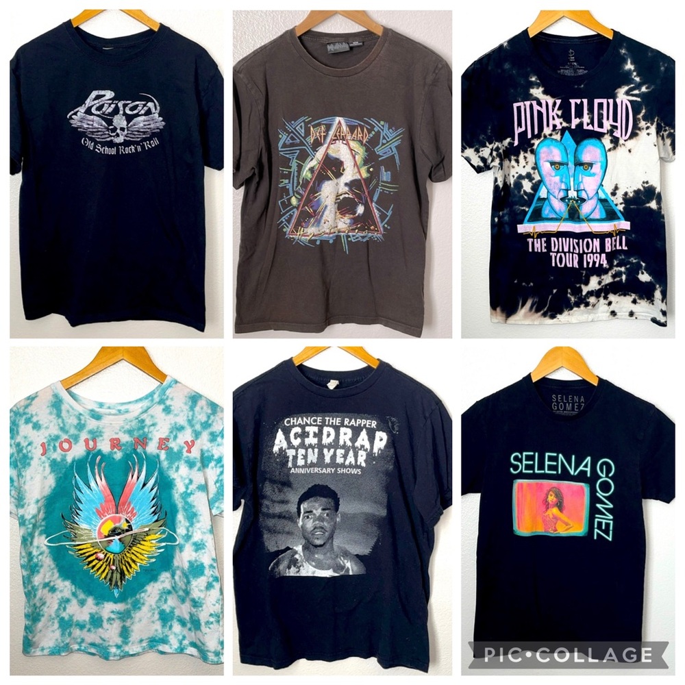 Band tee t-shirt mystery bundle 5/$35 - Picture 2 of 2